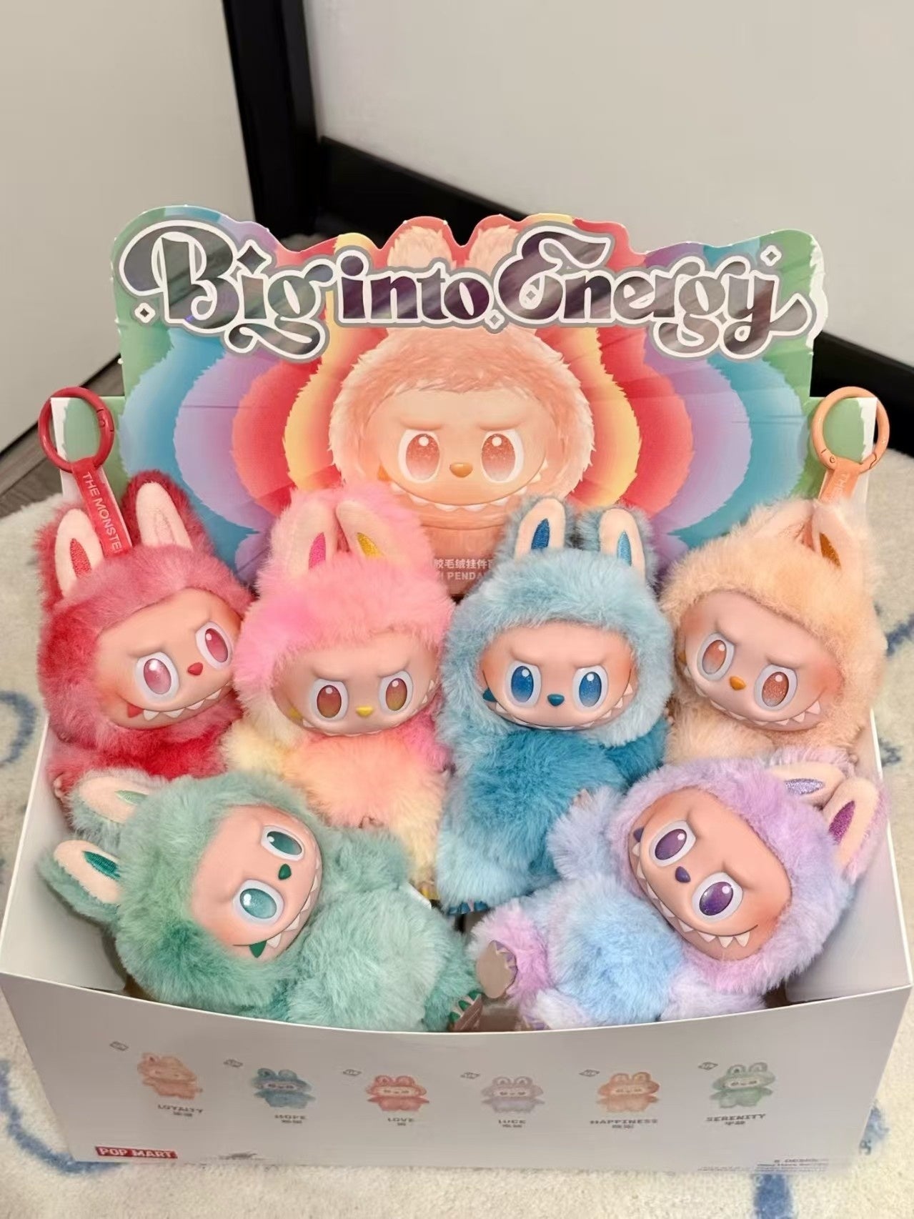 Labubu V3 Labubu Blind Box The Monster Mystery Box Kawaii Lububu Doll Keyring Surprise Christmas Gift Kids Toys